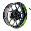Fit Kawasaki ZX6R Ninja ZX636 Logo GP 17 inch Rim Wheel Stickers Racing Check