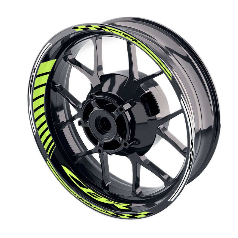 Fit Honda CBR1000RR CBR650R Logo Moto GP Stripe 17 inch Wheel Rim Sticker - MC Motoparts