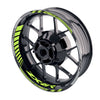 Fit Kawasaki ZX6R Ninja ZX636 Logo Moto GP Stripe 17 inch Wheel Rim Sticker - MC Motoparts