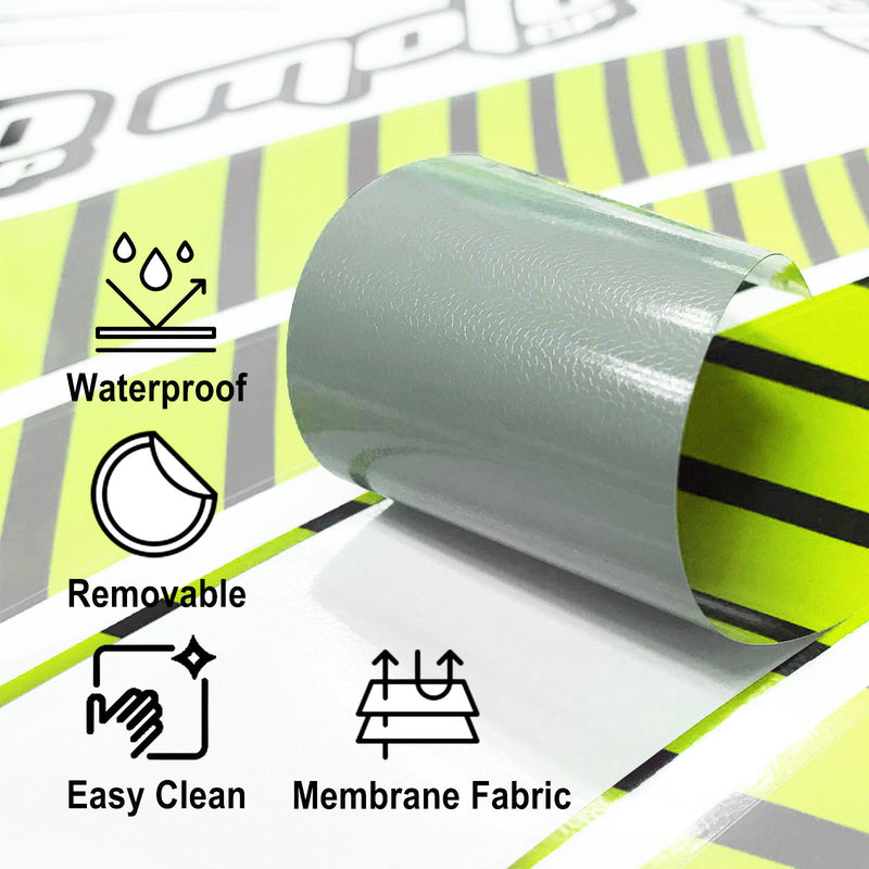 Fit Ducati SUPERSPORT S Logo Moto GP Stripe 17 inch Wheel Rim Sticker - MC Motoparts