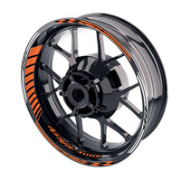 Fit Kawasaki Ninja 300R EX300 Logo Moto GP Stripe 17 inch Wheel Rim Sticker - MC Motoparts