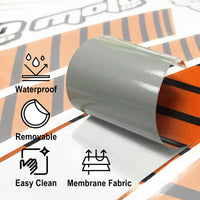 Fit Yamaha Tracer 900 FJ-09 Logo Moto GP Stripe 17 inch Wheel Rim Sticker - MC Motoparts