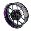 Fit Triumph Daytona 955i 765 1200 Logo Moto GP Stripe 17 inch Wheel Rim Sticker - MC Motoparts