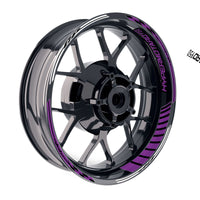 Fit Ducati Hypermotard 950 Logo GP 17 inch Rim Wheel Stickers Racing Check