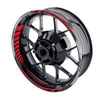 Fit Ducati Hypermotard 1100 Logo Moto GP Stripe 17 inch Wheel Rim Sticker - MC Motoparts