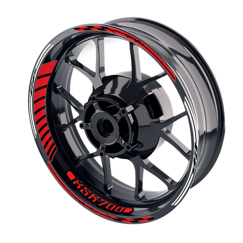 Fit Yamaha XSR 700 Logo Moto GP Stripe 17 inch Wheel Rim Sticker - MC Motoparts