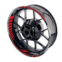 Fit Kawasaki Z750 Z800 Logo Moto GP Stripe 17 inch Wheel Rim Sticker - MC Motoparts