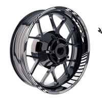 Fit Honda CBR1000RR Logo GP 17 inch Rim Wheel Stickers Racing Check