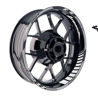 Fit Aprilia RSV4 RR Logo GP 17 inch Rim Wheel Stickers Racing Check