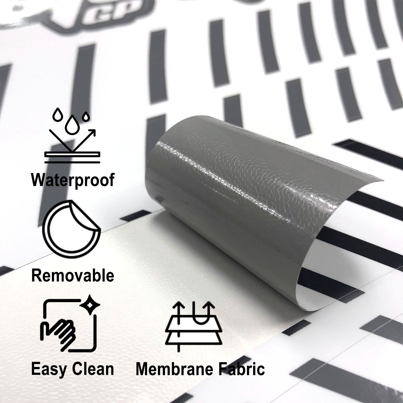 Fit Ducati Hypermotard 1100 Logo Moto GP Stripe 17 inch Wheel Rim Sticker - MC Motoparts