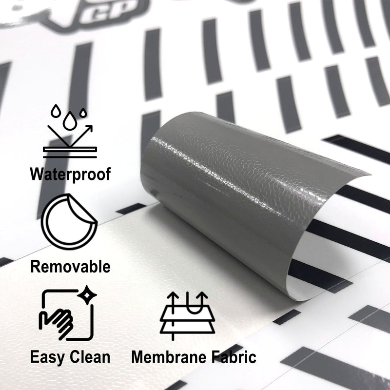 Fit Kawasaki Ninja 300R EX300 Logo Moto GP Stripe 17 inch Wheel Rim Sticker - MC Motoparts