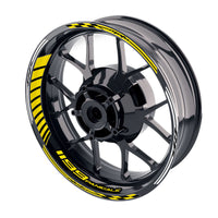 Fit Ducati 1199 Panigale Logo Moto GP Stripe 17 inch Wheel Rim Sticker - MC Motoparts