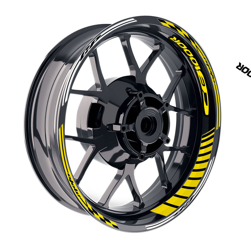 Fit Honda CB1000R Logo GP 17 inch Rim Wheel Stickers Racing Check