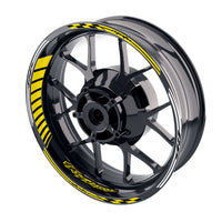 Fit Suzuki GSX1300R Hayabusa Logo Moto GP Stripe 17 inch Wheel Rim Sticker - MC Motoparts