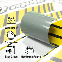 Fit Honda CBR650F Logo Moto GP Stripe 17 inch Wheel Rim Sticker - MC Motoparts