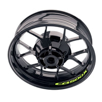 Honda CB500X wheel rim sticker set by StickerBao, bike-specific inner rim decals for stylish wheel customization.