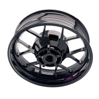 Suzuki GSX1300R Hayabusa inner rim sticker set with wheel decals, featuring model-specific design for bike rims.