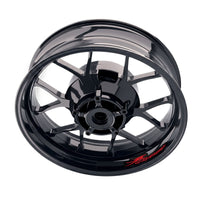 Suzuki GSX1300R Hayabusa wheel rim sticker set with bike-specific decals, featuring stylish inner rim decals for enhanced looks.