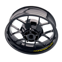 Ducati Hypermotard 1100 wheel stickers and rim decals by StickerBao, bike model-specific inner rim decal set for custom styling.