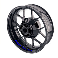 Ducati Monster 797 wheel stickers and rim decals set by StickerBao, featuring bike-specific inner rim decal design for custom motorcycle styling.