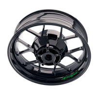 Kawasaki Ninja inner rim sticker set by StickerBao, bike model-specific wheel decals for Ninja motorcycle wheels.