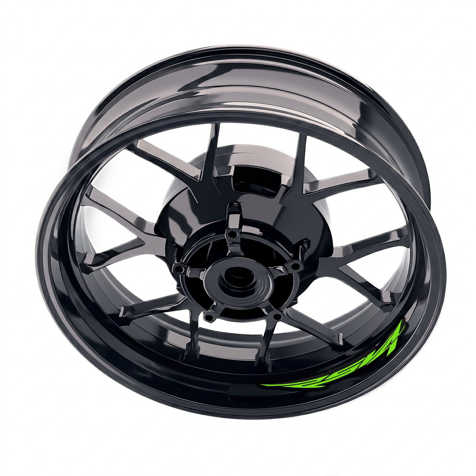 Aprilia RSV4 wheel stickers and rim decals by StickerBao, bike-specific inner rim decal set for RSV4 and RSV4 RR models.