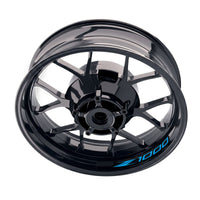 Kawasaki Z1000 inner rim sticker set by StickerBao, wheel decals with bike model-specific design for custom motorcycle rims.