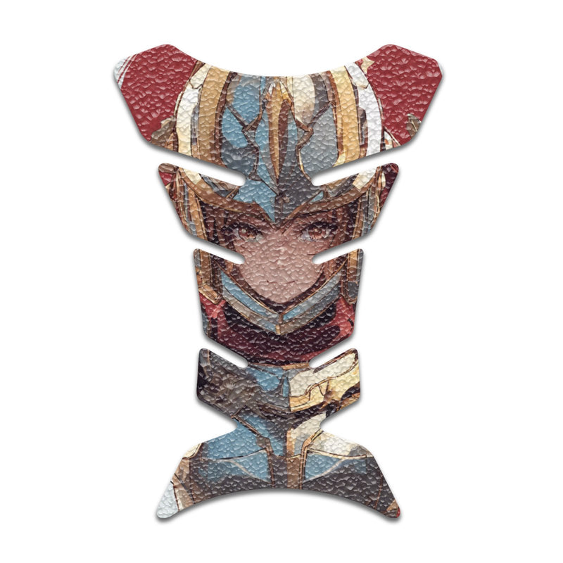 Gas Tank Sticker Motorcycle Tank Pad Protector Anti Slip Fish Bone Abstract Anime - MC Motoparts