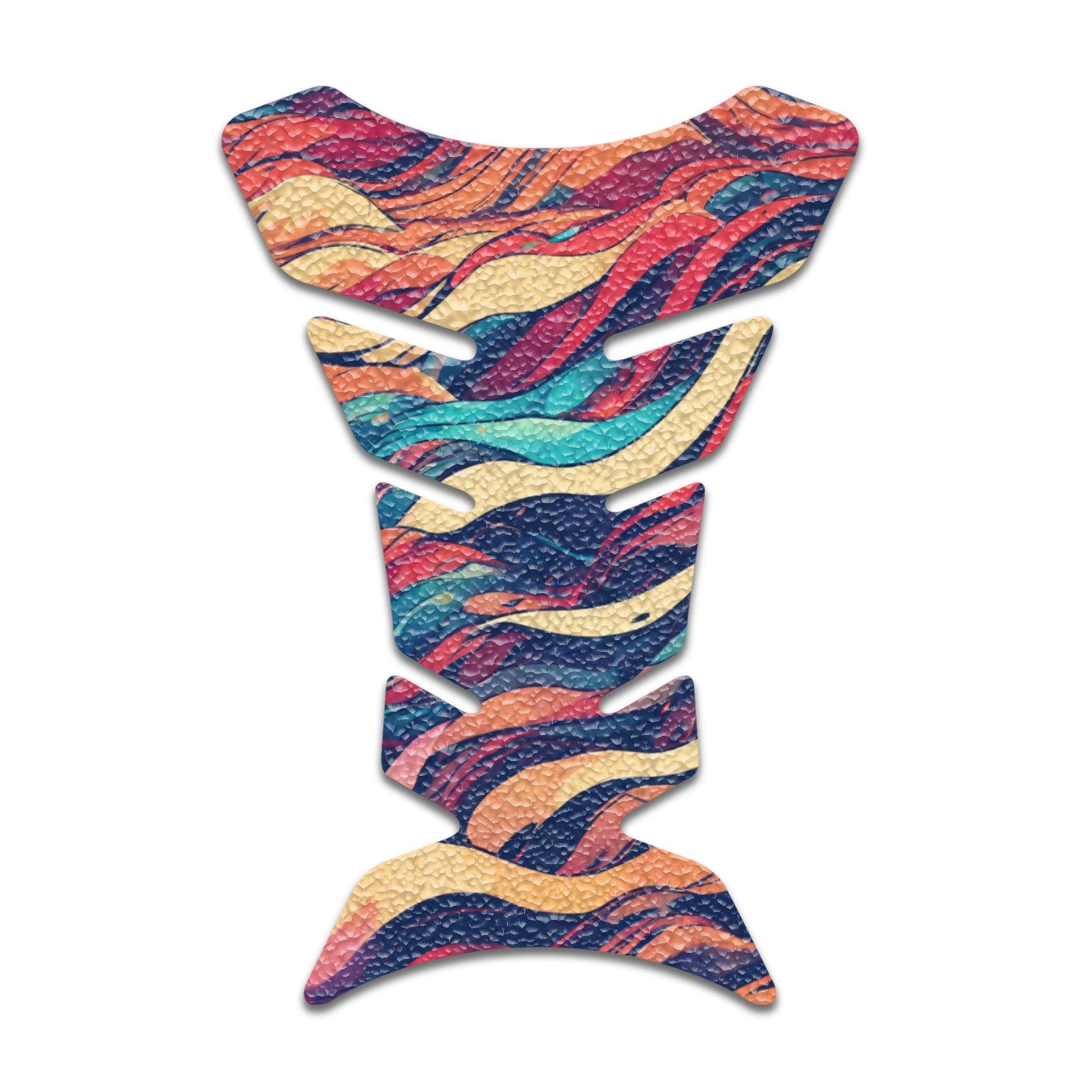 Gas Tank Sticker Motorcycle Tank Pad Protector Anti Slip Fish Bone Abstract Anime - MC Motoparts