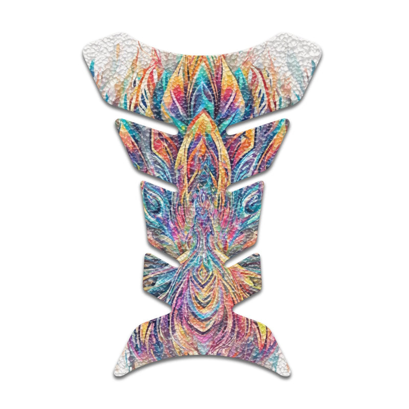 Gas Tank Sticker Motorcycle Tank Pad Protector Anti Slip Fish Bone Anime Artistic - MC Motoparts