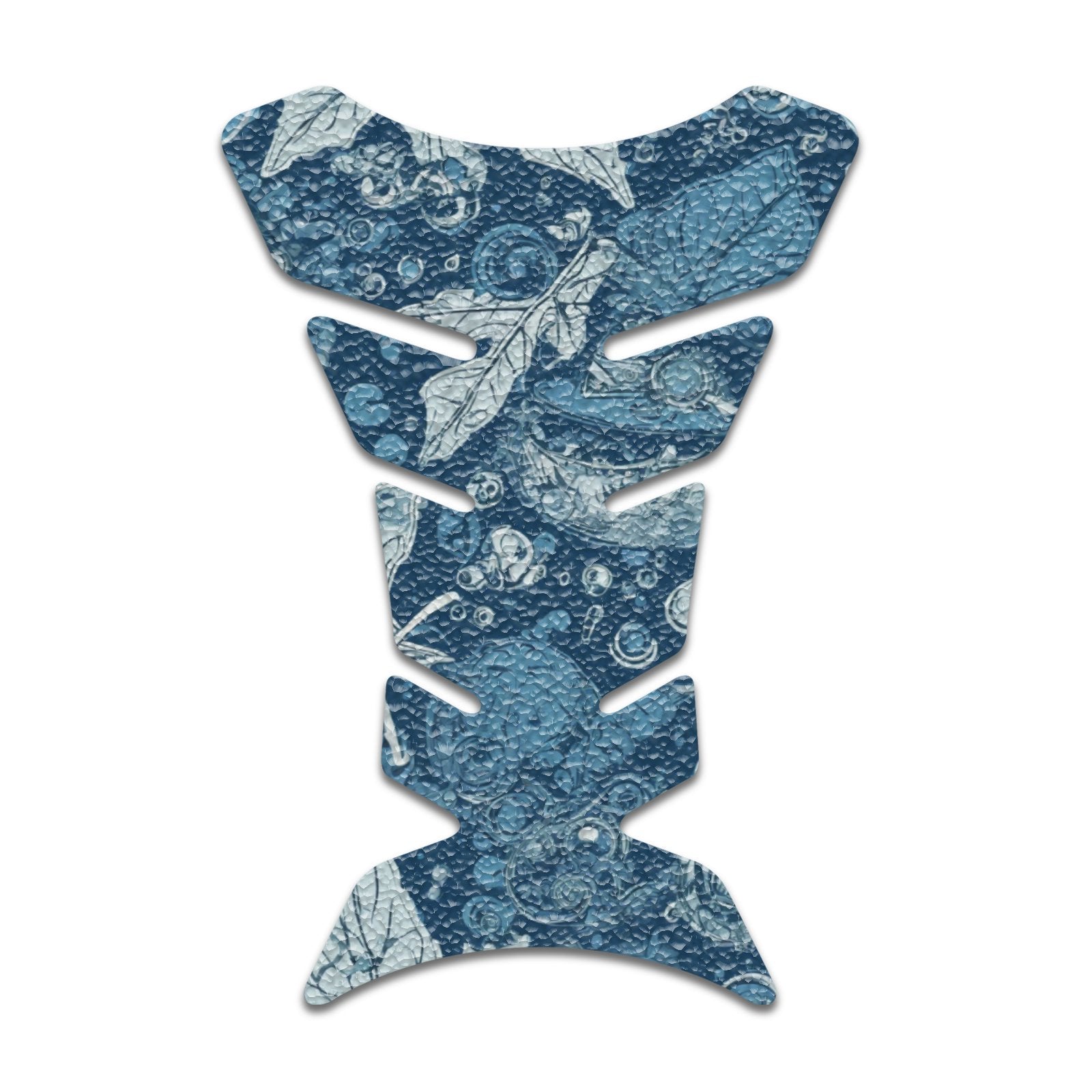 Gas Tank Sticker Motorcycle Tank Pad Protector Anti Slip Fish Bone Anime Artistic - MC Motoparts