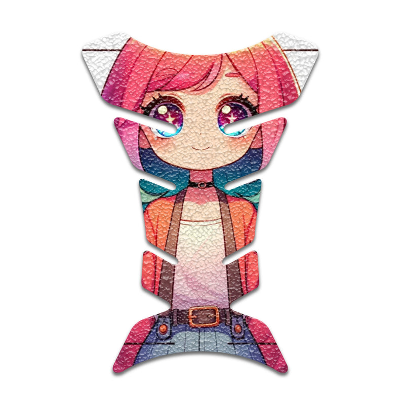 Gas Tank Sticker Motorcycle Tank Pad Protector Anti Slip Fish Bone Vintage Wave - MC Motoparts