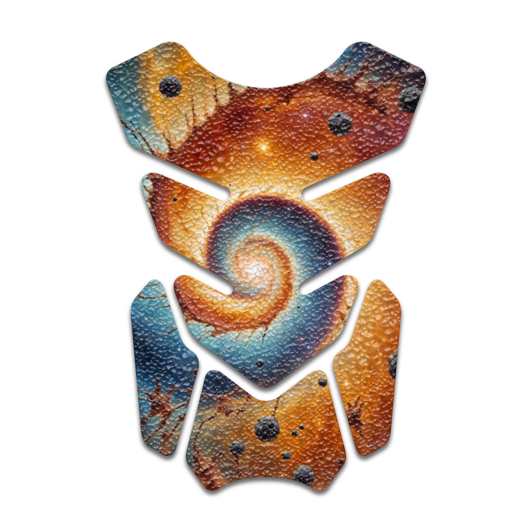 Gas Tank Sticker Motorcycle Tank Pad Protector Anti Slip Shield Neon Fantasy Art - MC Motoparts