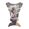 Gas Tank Sticker Motorcycle Tank Pad Protector Anti Slip Fish Bone Abstract Anime - MC Motoparts