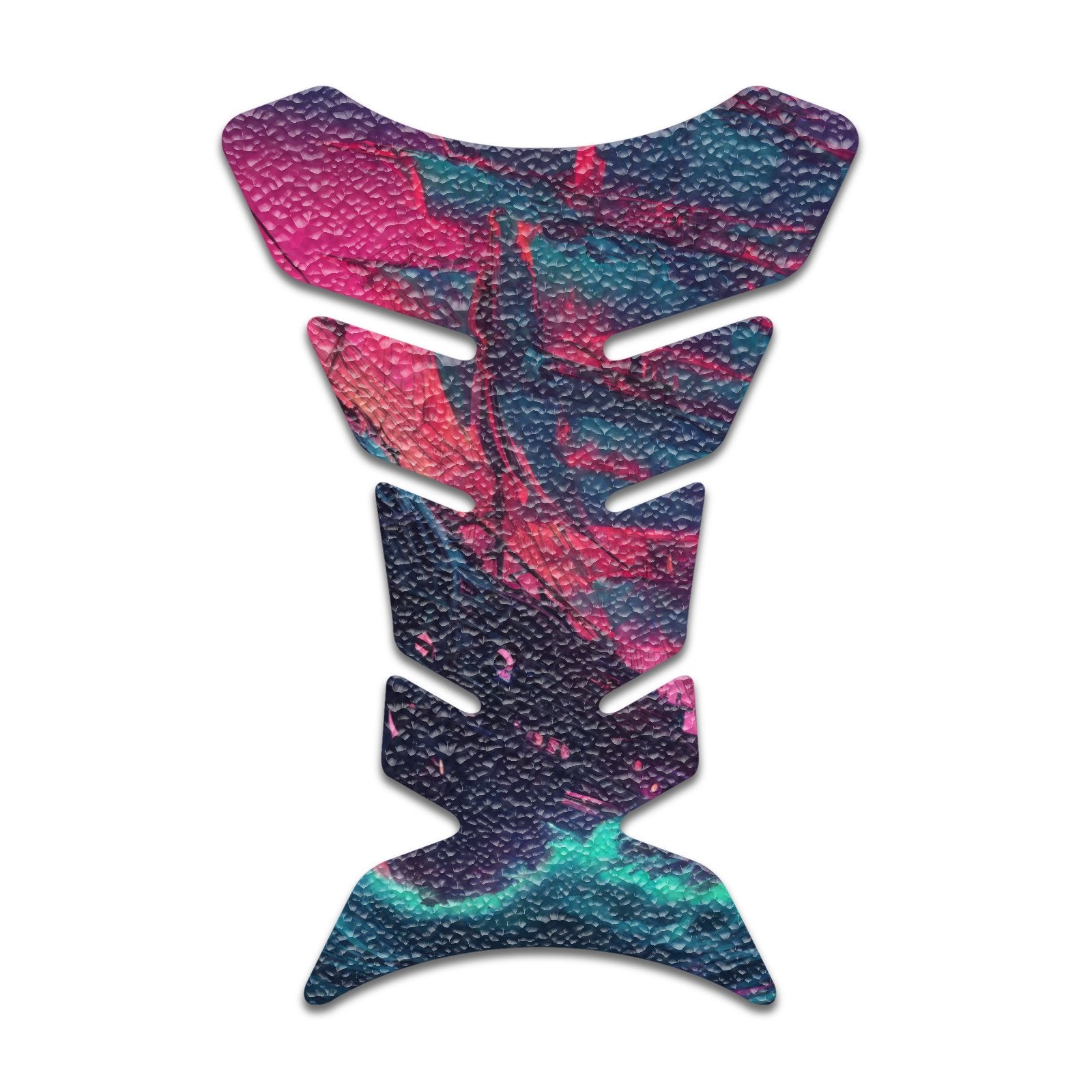 Gas Tank Sticker Motorcycle Tank Pad Protector Anti Slip Fish Bone Japanese Sci Fi - MC Motoparts