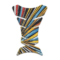 Gas Tank Sticker Motorcycle Tank Pad Protector Anti Slip Fish Bone Abstract Anime - MC Motoparts