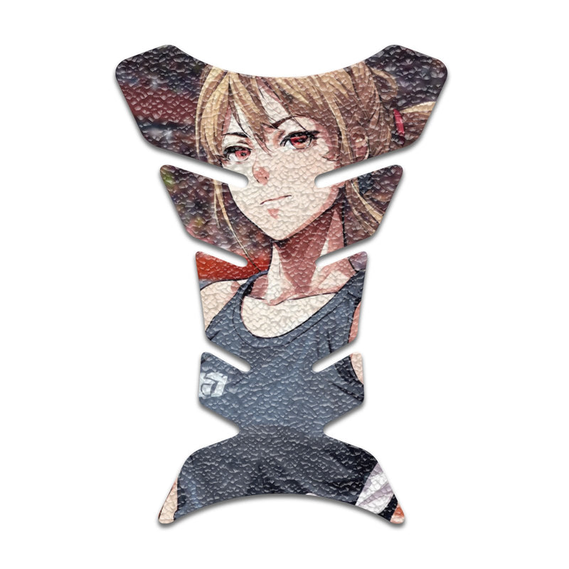 Gas Tank Sticker Motorcycle Tank Pad Protector Anti Slip Fish Bone Anime Artistic - MC Motoparts