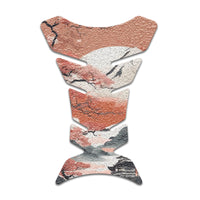 Gas Tank Sticker Motorcycle Tank Pad Protector Anti Slip Fish Bone Japanese Sci Fi - MC Motoparts