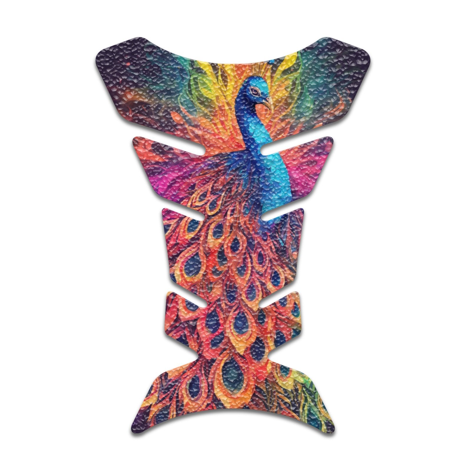 Gas Tank Sticker Motorcycle Tank Pad Protector Anti Slip Fish Bone Japanese Sci Fi - MC Motoparts