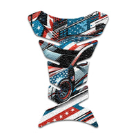 Gas Tank Sticker Motorcycle Tank Pad Protector Anti Slip Fish Bone Abstract Anime - MC Motoparts