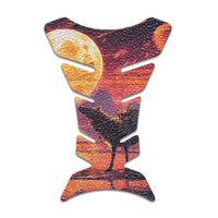 Gas Tank Sticker Motorcycle Tank Pad Protector Anti Slip Fish Bone Japanese Sci Fi - MC Motoparts