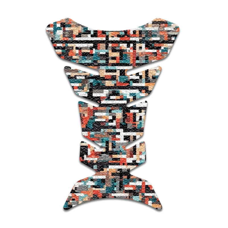 Gas Tank Sticker Motorcycle Tank Pad Protector Anti Slip Fish Bone Abstract Anime - MC Motoparts