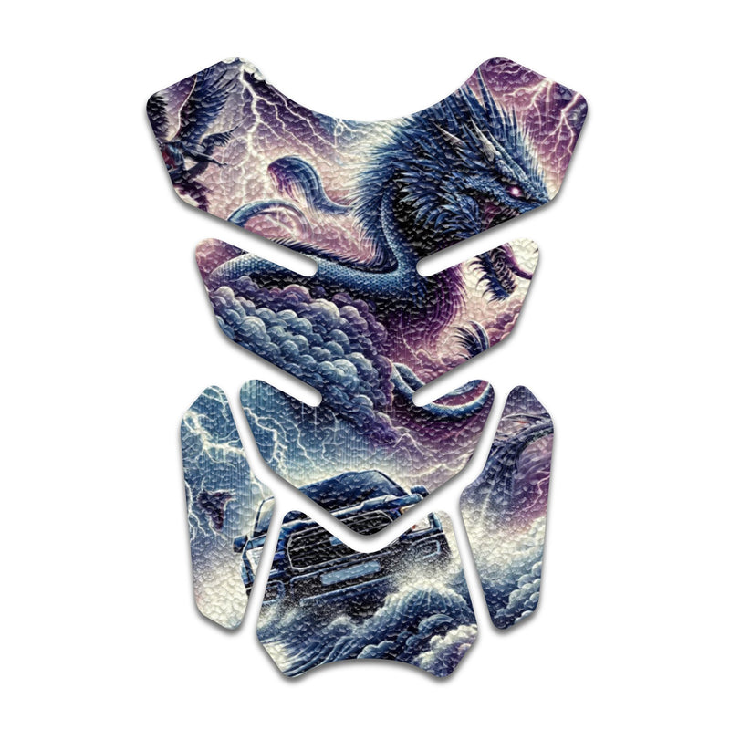 Gas Tank Sticker Motorcycle Tank Pad Protector Anti Slip Shield Neon Fantasy Art - MC Motoparts