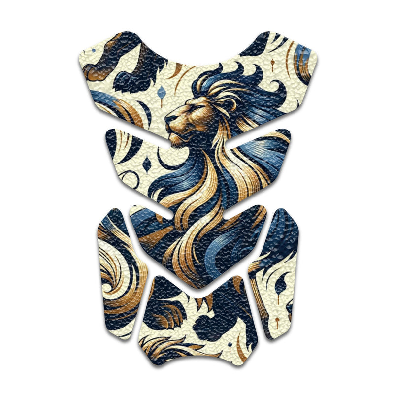 Gas Tank Sticker Motorcycle Tank Pad Protector Anti Slip Shield Vintage Wave - MC Motoparts