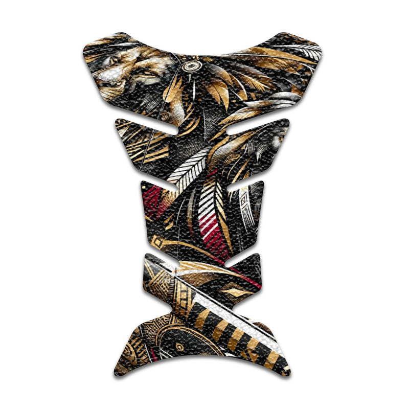 Gas Tank Sticker Motorcycle Tank Pad Protector Anti Slip Fish Bone Japanese Sci Fi - MC Motoparts