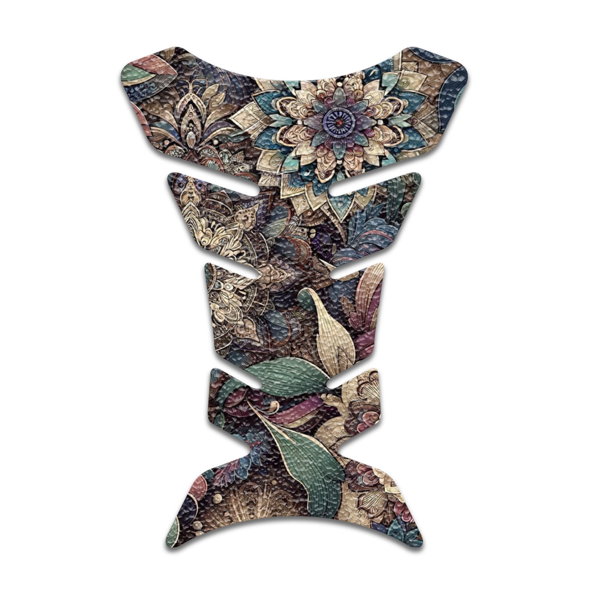 Gas Tank Sticker Motorcycle Tank Pad Protector Anti Slip Fish Bone Japanese Sci Fi - MC Motoparts