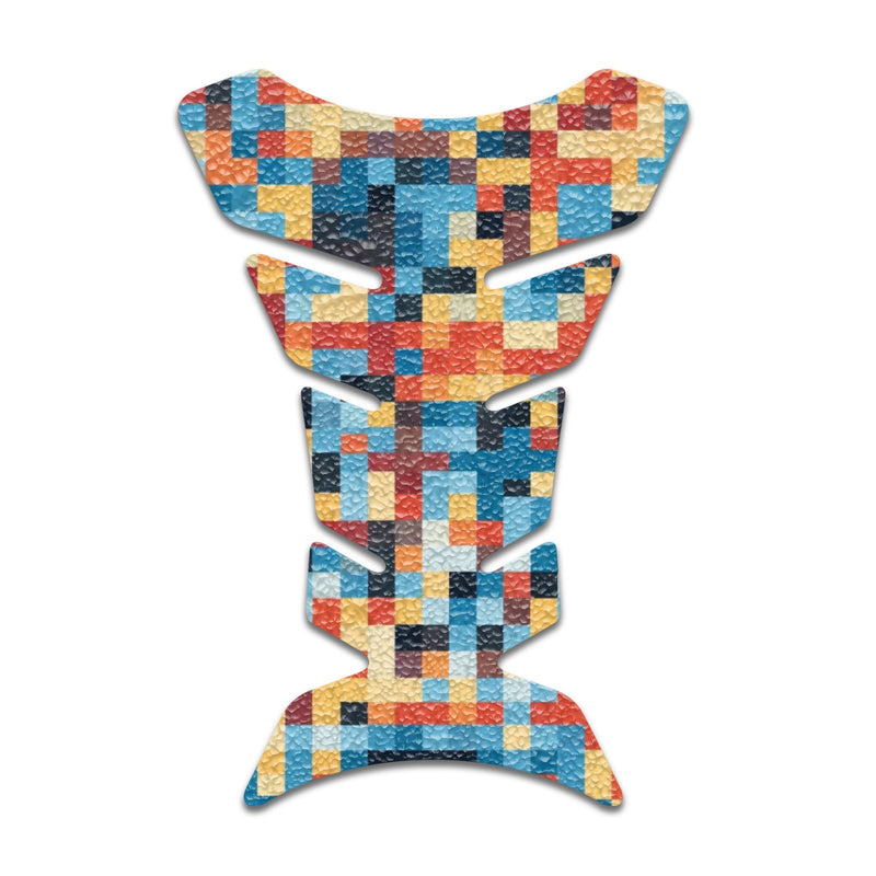 Gas Tank Sticker Motorcycle Tank Pad Protector Anti Slip Fish Bone Japanese Sci Fi - MC Motoparts