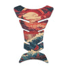 Gas Tank Sticker Motorcycle Tank Pad Protector Anti Slip Fish Bone Japanese Sci Fi - MC Motoparts