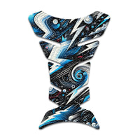 Gas Tank Sticker Motorcycle Tank Pad Protector Anti Slip Fish Bone Abstract Anime - MC Motoparts