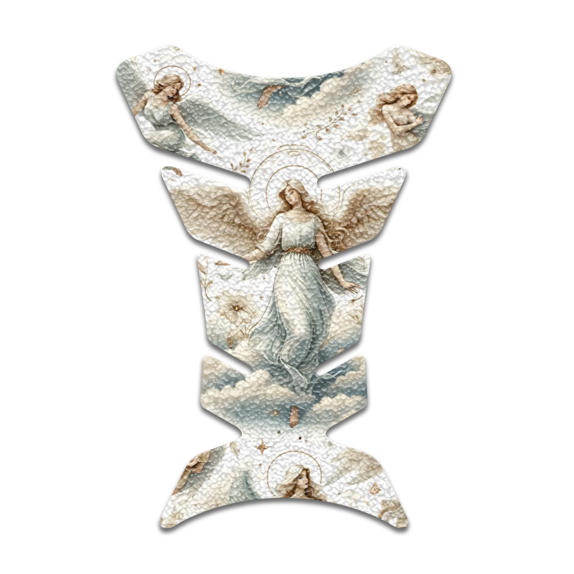 Gas Tank Sticker Motorcycle Tank Pad Protector Anti Slip Fish Bone Abstract Anime - MC Motoparts